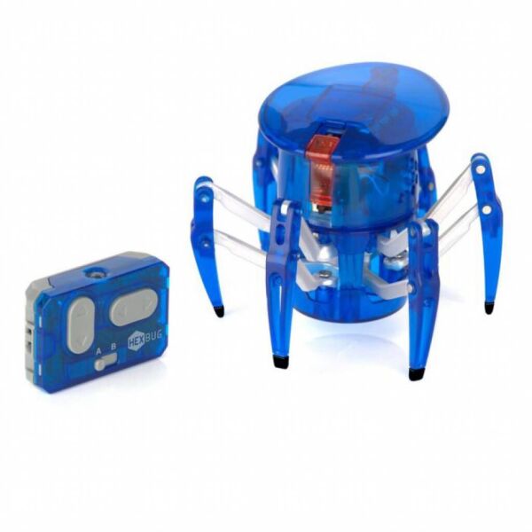 

Интерактивная игрушка Hexbug Нано-робот Spider на ИК управлении, темно-синий (451-1652 dark blue)