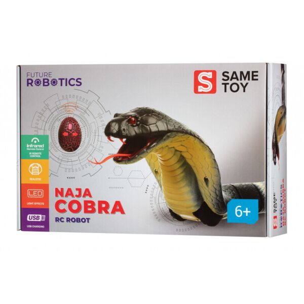 

Интерактивная игрушка Same Toy Настоящая Кобра на радиоуправлении (Серая) (8808A-BUT)