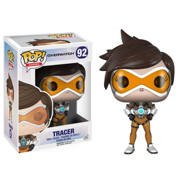 

Игровая виниловая фигурка Funko POP! Серии Overwatch - Трейсер, 9,6 см