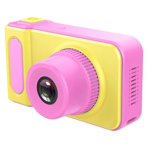 

Цифровой детский фотоаппарат Smart Kids Camera детская фото-видеокамера Yellow-Pink
