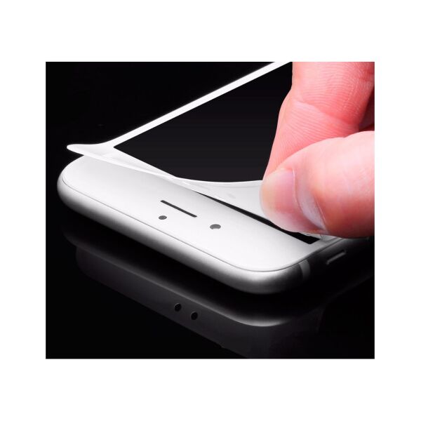 

Белое защитное стекло с виниловой рамкой для iPhone 7