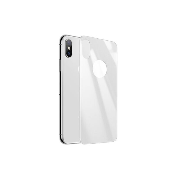 

Защитное стекло на заднюю панель для iPhone X / iPhone Xs White