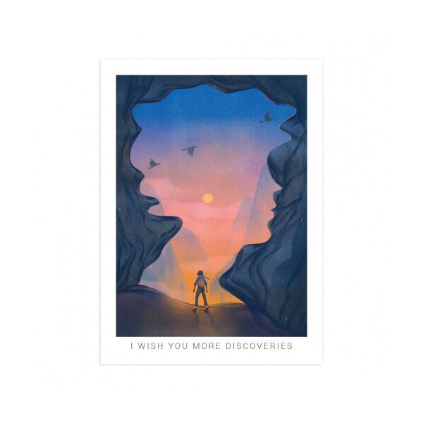 

Листівка I WISH YOU MORE DISCOVERIES