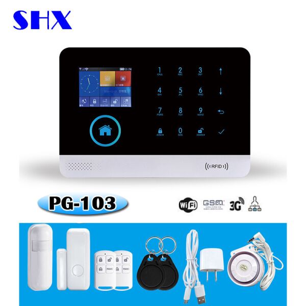 

Беспроводная GSM WiFi сигнализация PG-103 поддержка rfid