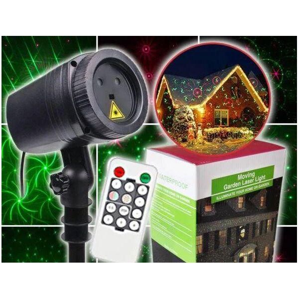 

Вуличний декоративний лазерний проектор moving garden laser light (зелений/червоний).