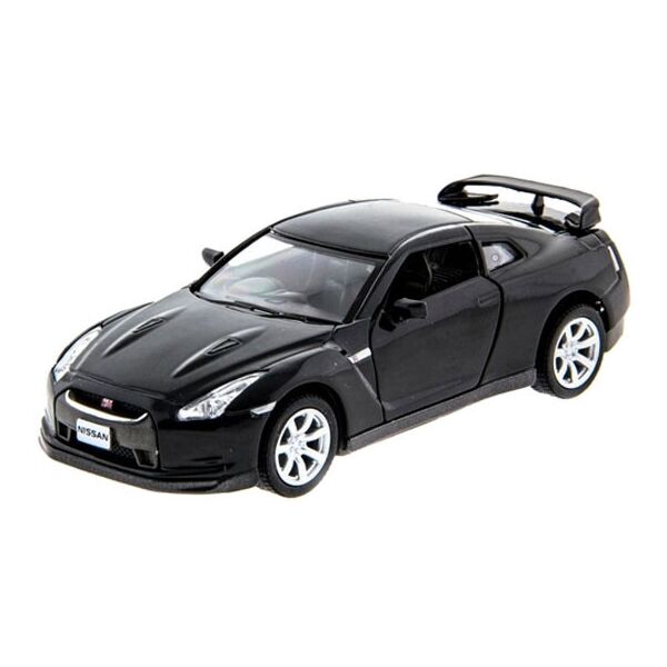 

Машинка Kinsmart Кинсмарт Nissan GT-R металлическая инерционная черная 1:36 (KT5340W-4)
