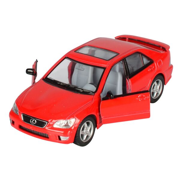 

Машинка Kinsmart Кинсмарт Lexus IS300 металлическая инерционная красная 1:38 (KT5046W-3)