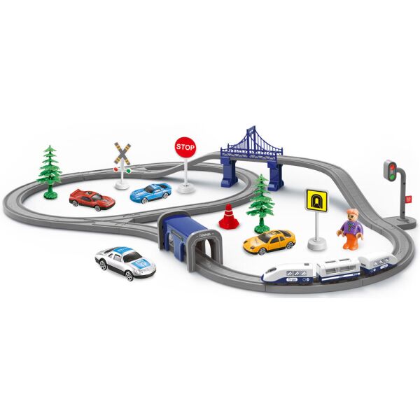 

Игровой набор ZIPP Toys Зипп Тойс Городской экспресс синий 70 деталей (532.00.53)