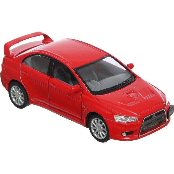 

Машинка Kinsmart Кинсмарт Mitsubishi Lancer Evolution X металлическая инерционная красная 1:36 (KT5329W-1)