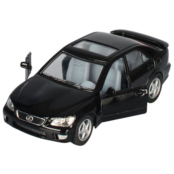 

Машинка Kinsmart Кинсмарт Lexus IS300 металлическая инерционная черная 1:38 (KT5046W-4)