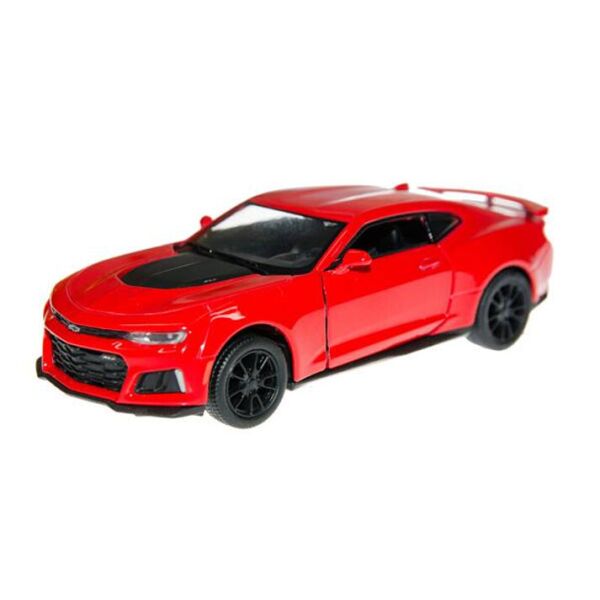 

Машинка Kinsmart Кинсмарт Chevrolet Camaro ZL1 металлическая инерционная красная 1:38 (KT5399W-2)