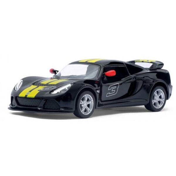 

Машинка Kinsmart Кинсмарт Lotus Exige S металлическая инерционная черная 1:32 (KT5361WF-3)