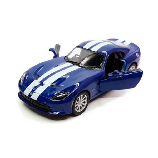 

Машинка Kinsmart Кинсмарт SRT Viper GTS металлическая инерционная синяя 1:36 (KT5363WF-1)