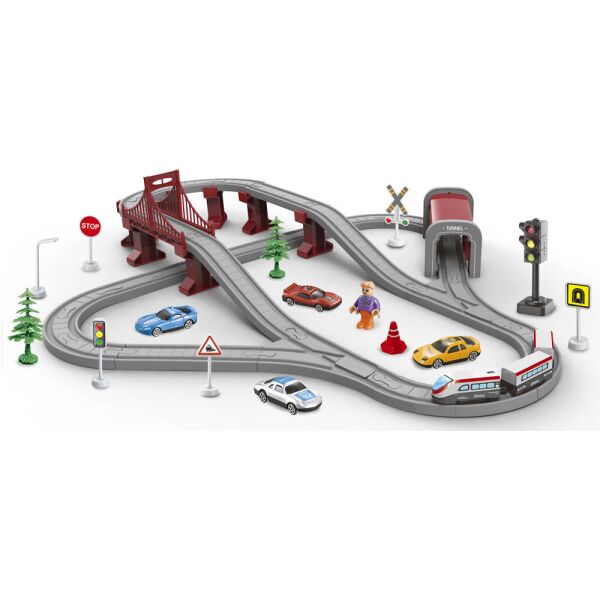 

Игровой набор ZIPP Toys Зипп Тойс Городские службы спасения красный 80 деталей (532.00.52)