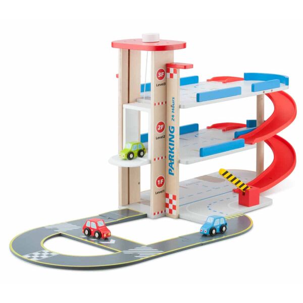 

Гараж с треком New Classic Toys с 3 машинками 57,5 × 30 × 4,5 см (11040)