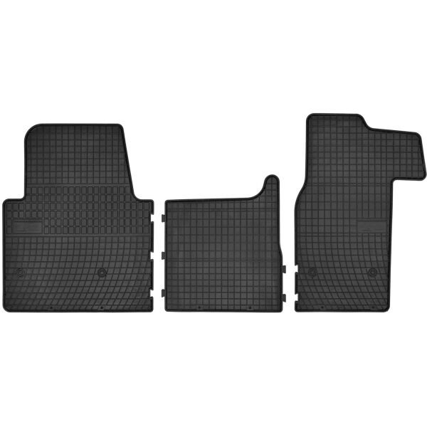 

Резиновые коврики Frogum для Renault Master (mkIII); Opel Movano B (mkII); Nissan NV400 (mkI)(1 ряд) 2010→ (FG D00695)