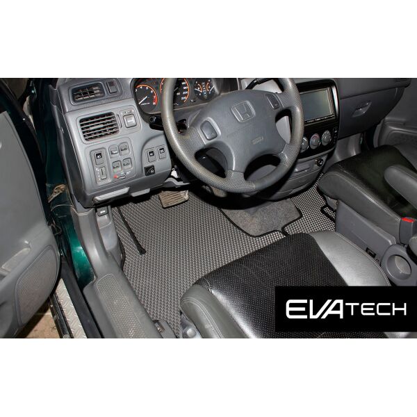 

Коврики в салон EVAtech для Honda CR-V 1-е поколение (RD1), (96-01), для АКПП (автомат) EVA полимерные серые