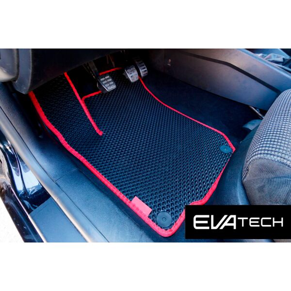 Коврики в салон EVAtech для Volkswagen Jetta IV поколение (98-05) EVA полимерные черные