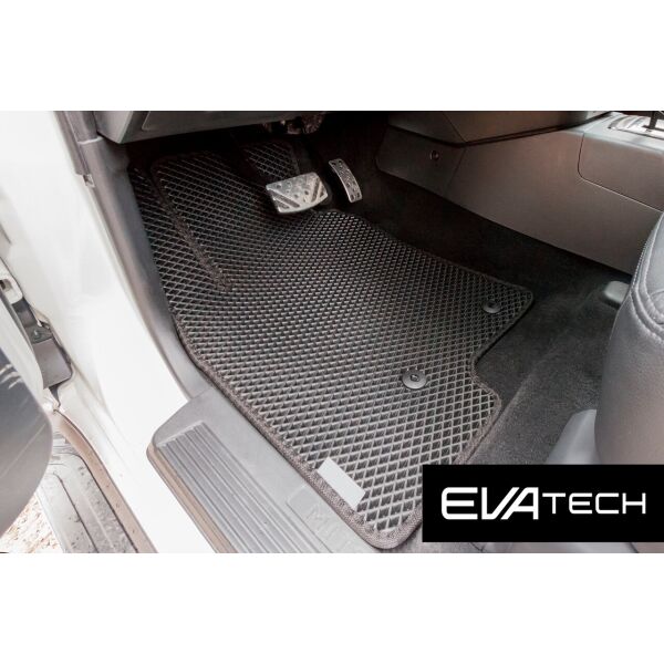 

Коврики в салон EVAtech для Mitsubishi Pajero, 4 поколение (V90), (06-…) EVA полимерные черные