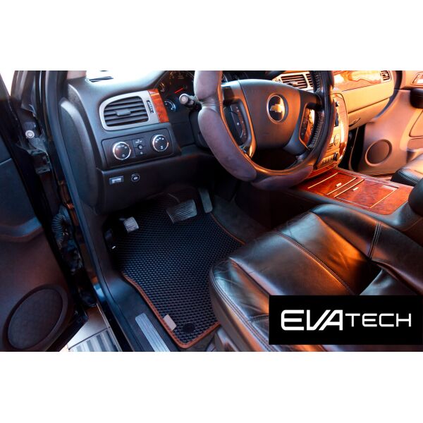 

Коврики в салон EVAtech для Chevrolet Tahoe, III поколение, GMT900, (07-14) EVA полимерные черные
