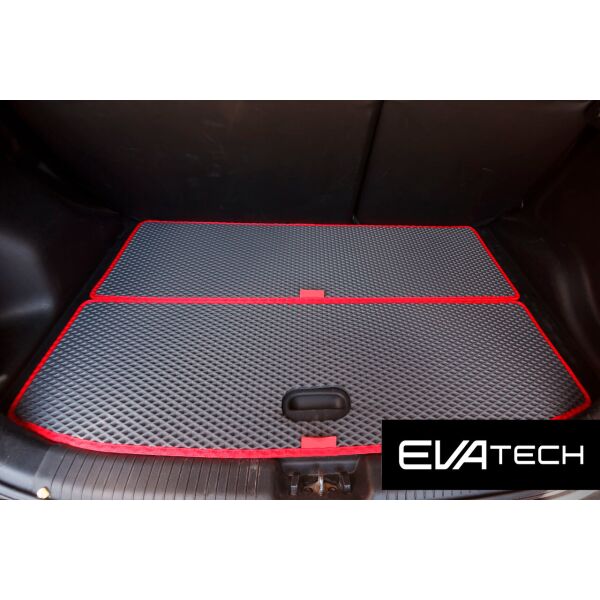 

Коврик в багажник EVAtech для Kia Venga, 1 поколение EVA полимерный серый