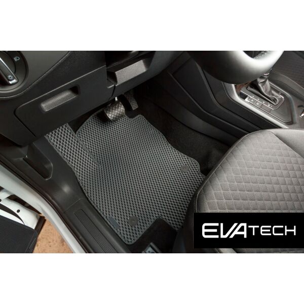 

Коврики в салон EVAtech для Volkswagen Tiguan (17-...) EVA полимерные серые