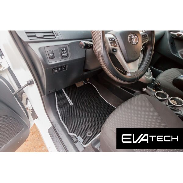 

Коврики в салон EVAtech для Toyota Verso 7 мест EVA полимерные черные