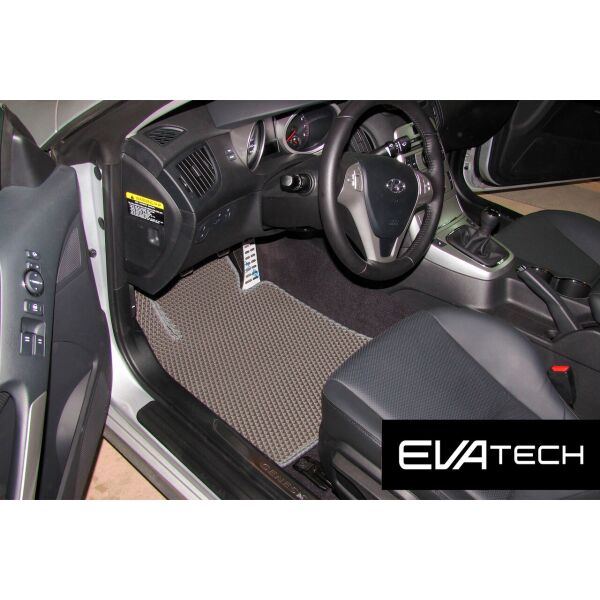 

Коврики в салон EVAtech для Hyundai Genesis Coupe EVA полимерные черные