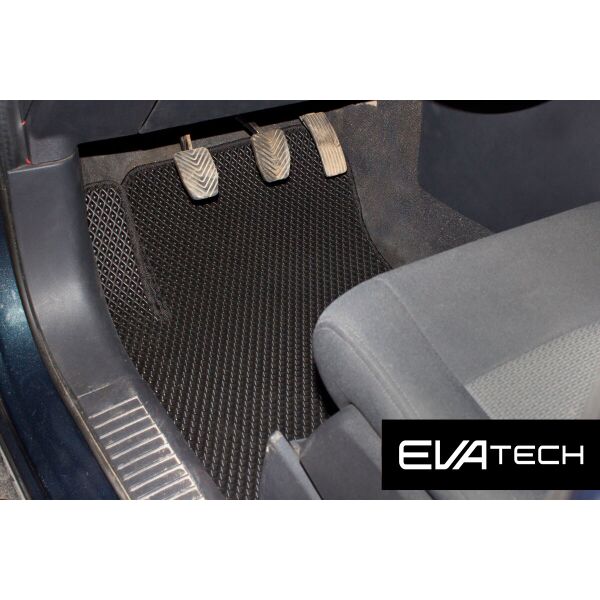 

Коврики в салон EVAtech для Jeep Compass (06-10) EVA полимерные черные