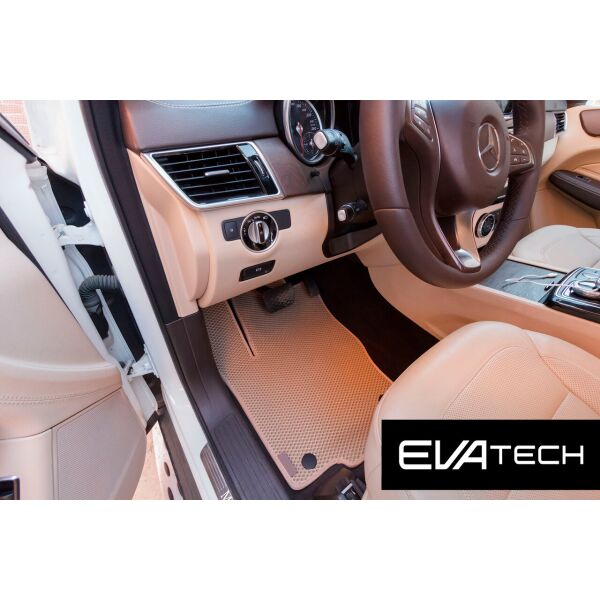 

Коврики в салон EVAtech для Mercedes-Benz GLE, 5 дв., 1 поколение, W166, (15-18) EVA полимерные бежевые