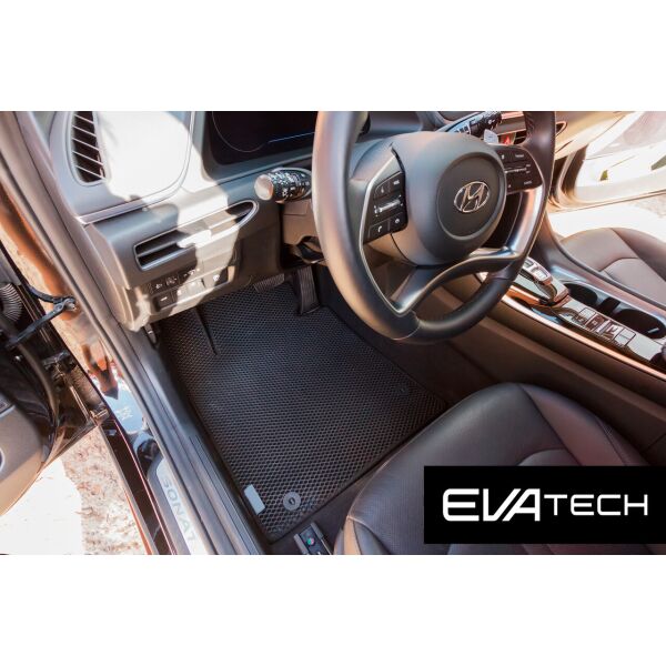 

Коврики в салон EVAtech для Hyundai Sonata 8 поколение, (19-...) EVA полимерные черные