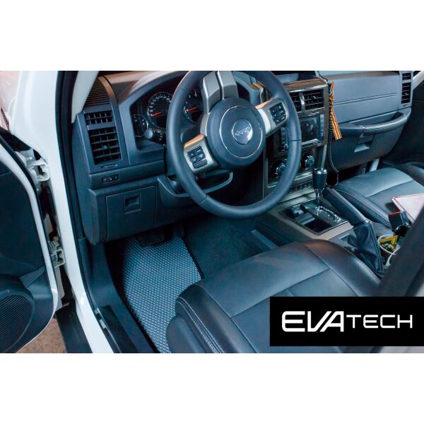 

Коврики в салон EVAtech для Jeep Cherokee (08-...) EVA полимерные серые