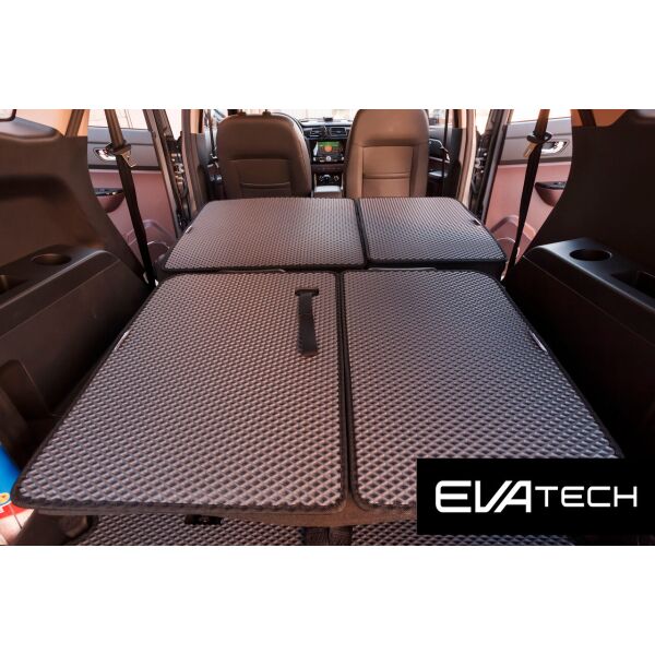 

Коврик в багажник EVAtech для Lifan Myway,1 поколение (X70), 7 мест EVA полимерный серый