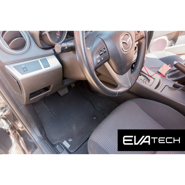 

Коврики в салон EVAtech для Mazda 3 (09-12) EVA полимерные черные