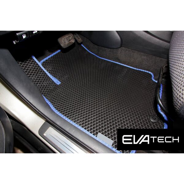 

Коврики в салон EVAtech для Nissan Tiida Hatchback (07-14), (C11), левый руль EVA полимерные черные
