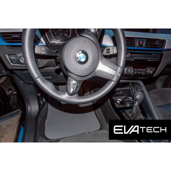 

Коврики в салон EVAtech для BMW X1, II поколение (F48), (15-…) EVA полимерные серые
