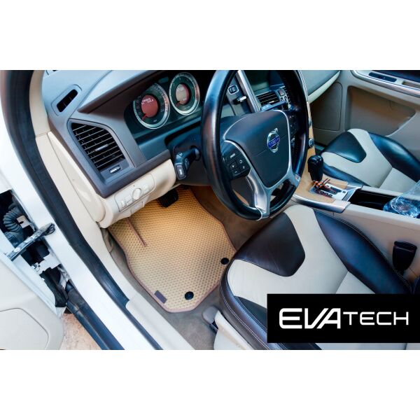 

Коврики в салон EVAtech для Volvo XC60, 1 поколение, (08-16) EVA полимерные кремовые