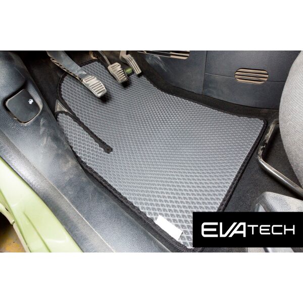 

Коврики в салон EVAtech для Ford Fiesta (03-08) 5 дверей EVA полимерные серые