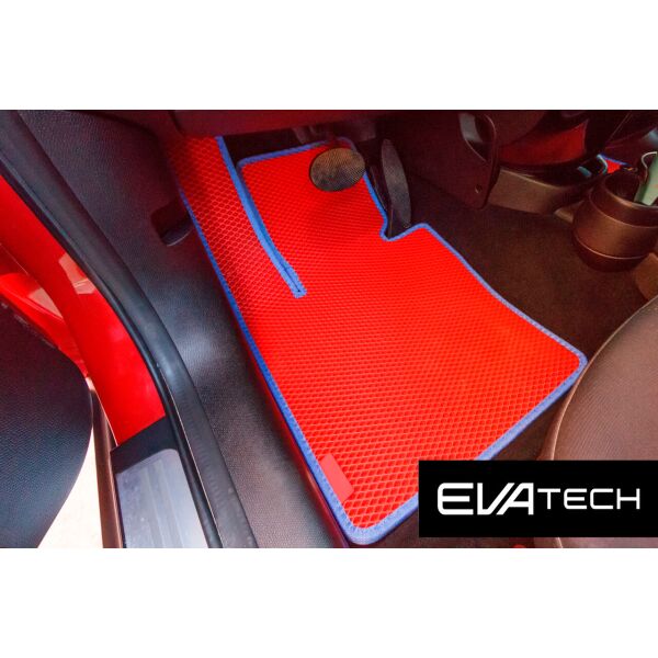 

Коврики в салон EVAtech для Mini Countryman, 1 поколение, R60, (10-17) 5 дверей EVA полимерные красные
