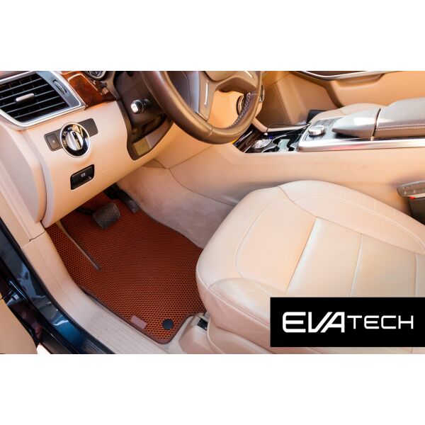 

Коврики в салон EVAtech для Mercedes-Benz GL-Class, 2 поколение, X166, (12-15), 7 мест EVA полимерные коричневые