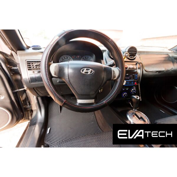 

Коврики в салон EVAtech для Hyundai Tiburon, 2 поколение, купе EVA полимерные черные