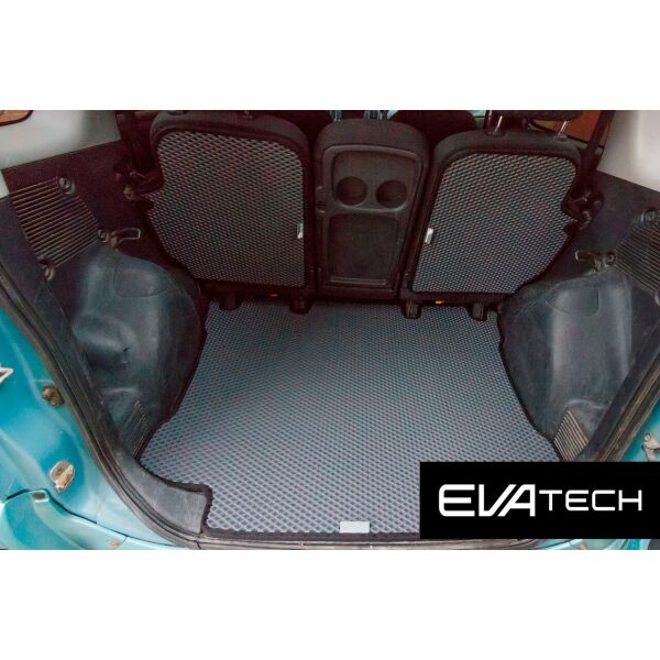 

Коврик в багажник EVAtech для Toyota Funcargo, 1 поколение, XP20 EVA полимерный серый