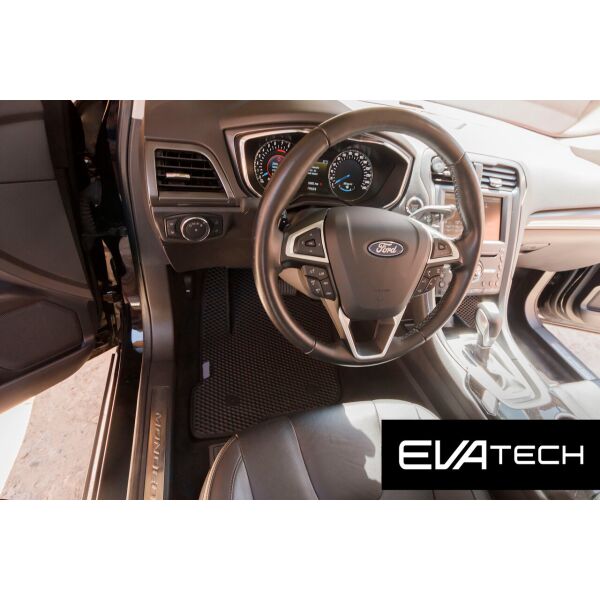 

Коврики в салон EVAtech для Ford Mondeo, V поколение, (14- …) EVA полимерные черные