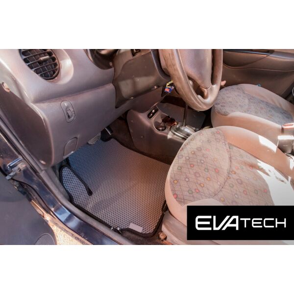 

Коврики в салон EVAtech для Daewoo Matiz EVA полимерные серые