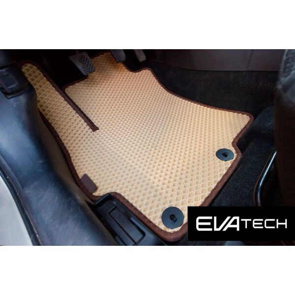 

Коврики в салон EVAtech для Mitsubishi Lancer 10 левый руль EVA полимерные бежевые