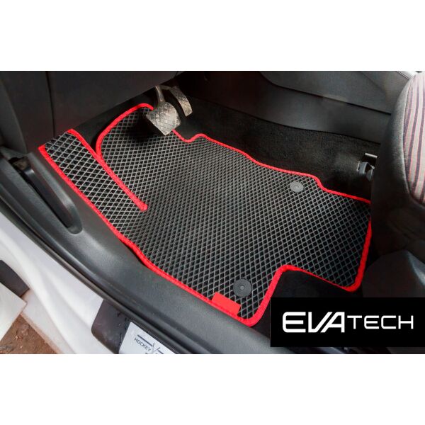

Коврики в салон EVAtech для Skoda Octavia A7, III поколение, (13-...) АКПП EVA полимерные черные