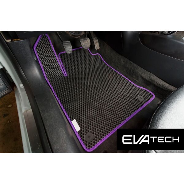 

Коврики в салон EVAtech для Renault Laguna, 3 поколение (BT), (07-10) EVA полимерные черные