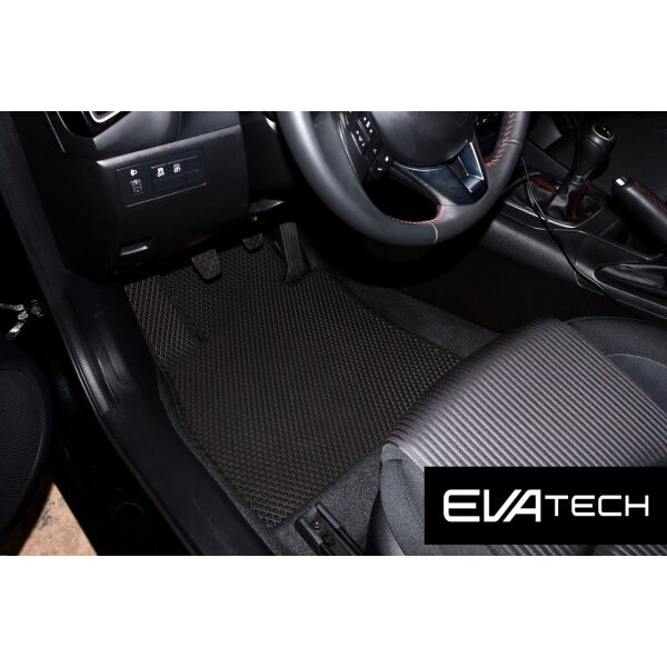 

Коврики в салон EVAtech для Mazda 3 (13-19) EVA полимерные черные