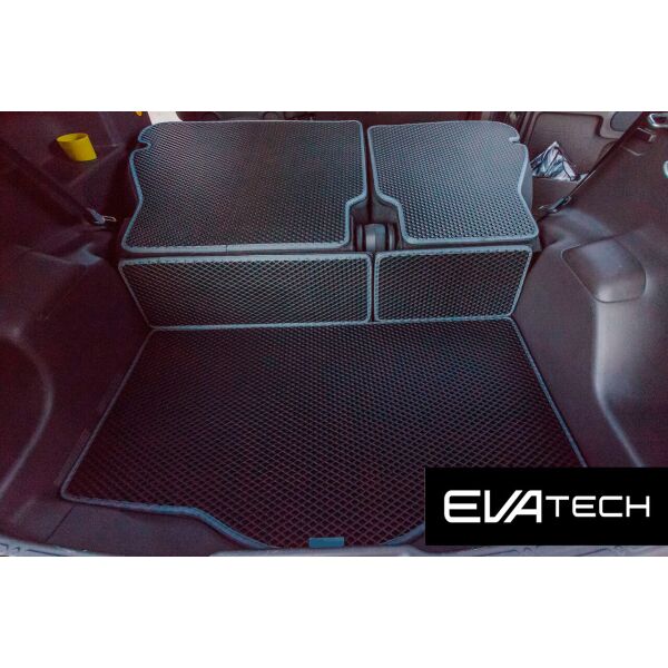 

Коврик в багажник EVAtech для Toyota Spade, 1 поколение, NP140 EVA полимерный черный