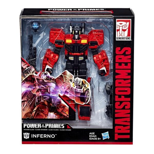 

Трансформер Инферно Пожарная машина Повреждена Упаковка Voyager Class Inferno Hasbro BE1146